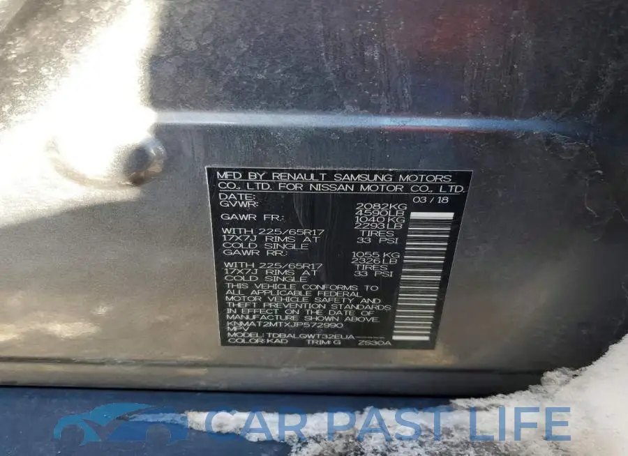 KNMAT2MTXJP572990# 14
