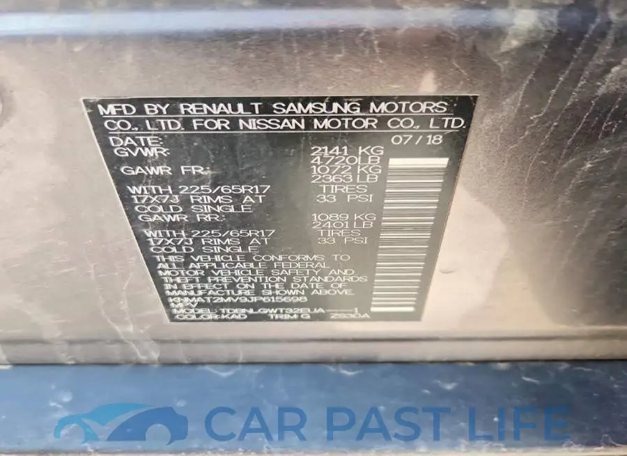 KNMAT2MV9JP615698# 13