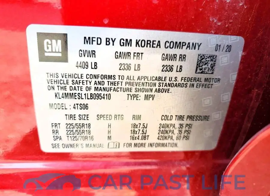 KL4MMESL1LB095410# 13