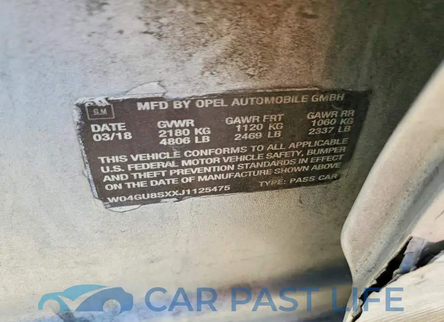 W04GU8SXXJ1125475# 12