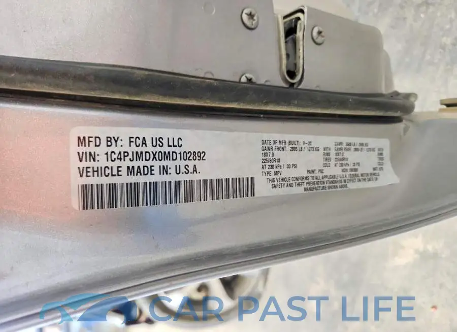 1C4PJMDX0MD102892# 13