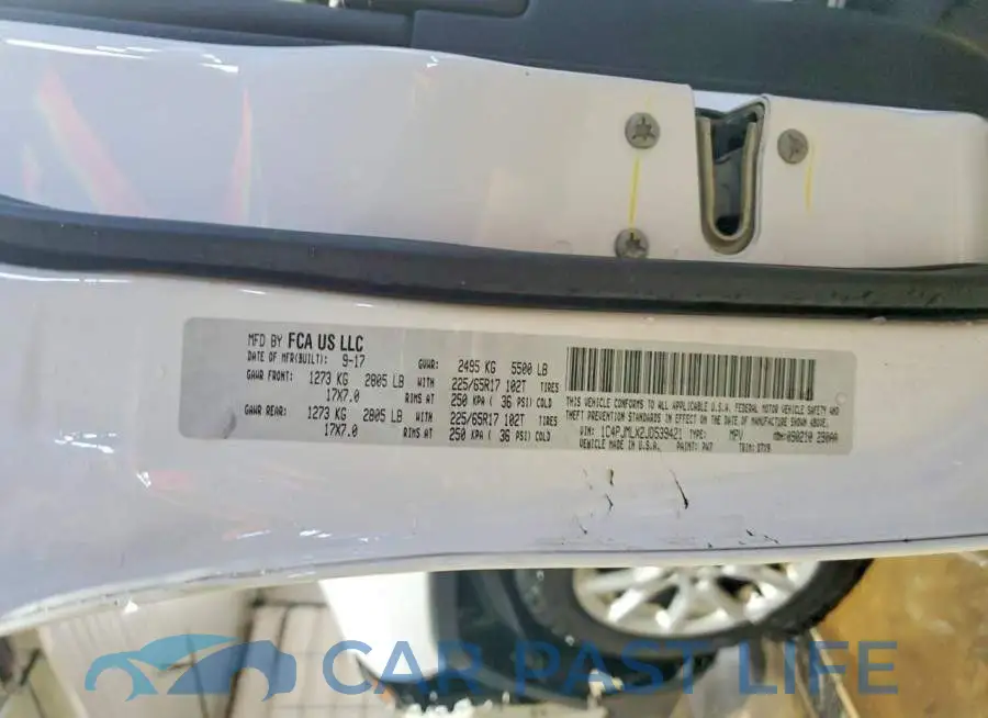 1C4PJMLX2JD539421# 13