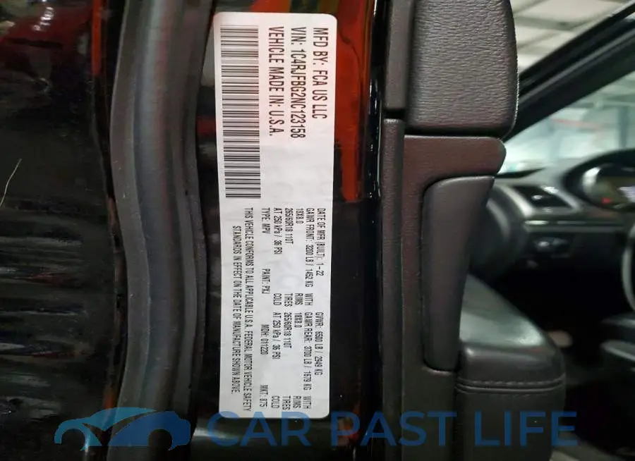 1C4RJFBG2NC123158# 14