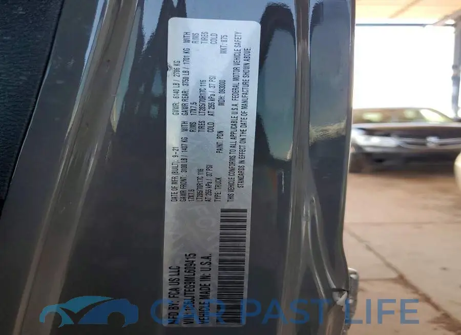1C6JJTEG9ML609415# 13