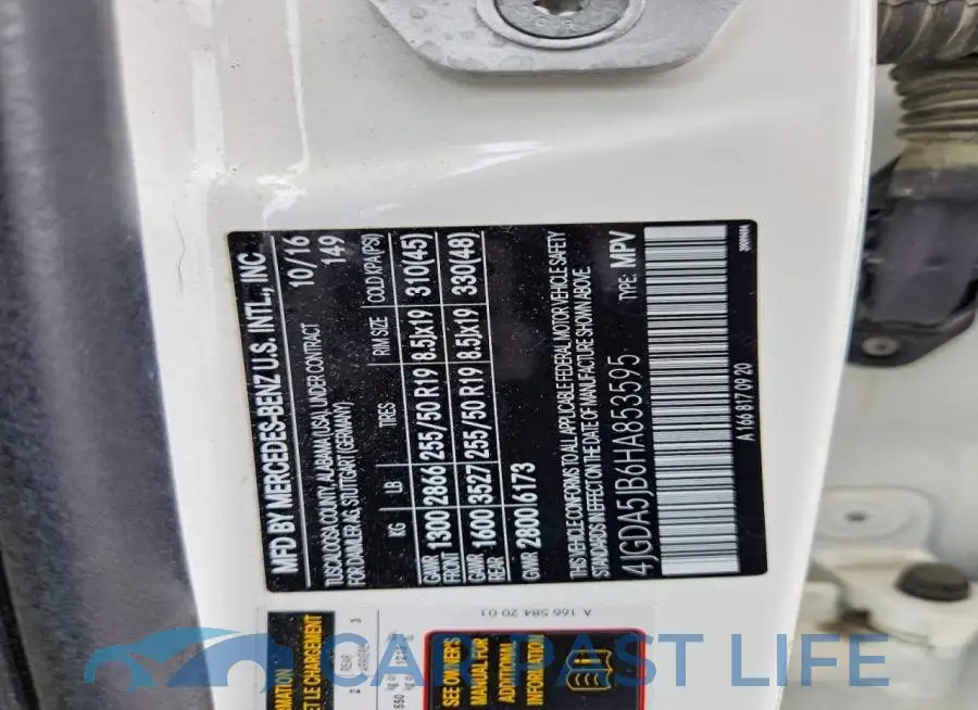 4JGDA5JB6HA853595# 13