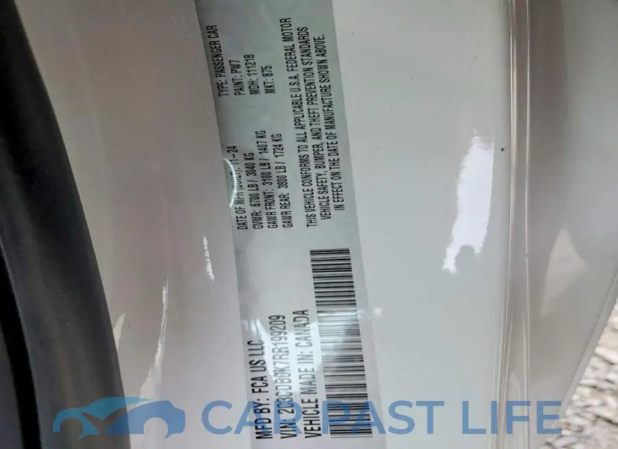 2C3CDBCK7RR199209# 13