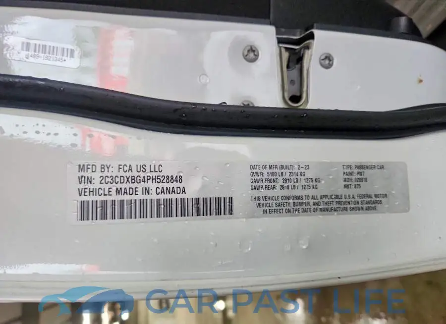 2C3CDXBG4PH528848# 13