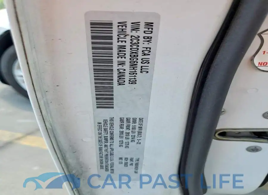 2C3CDXBG6NH161139# 13