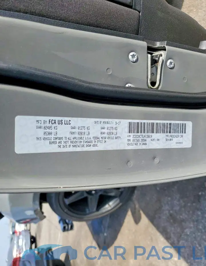 2C3CDXCT5JH139610# 12