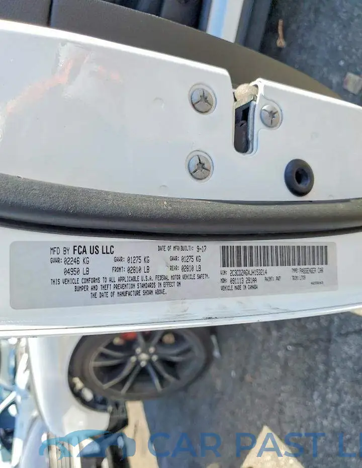 2C3CDZAGXJH153214# 13