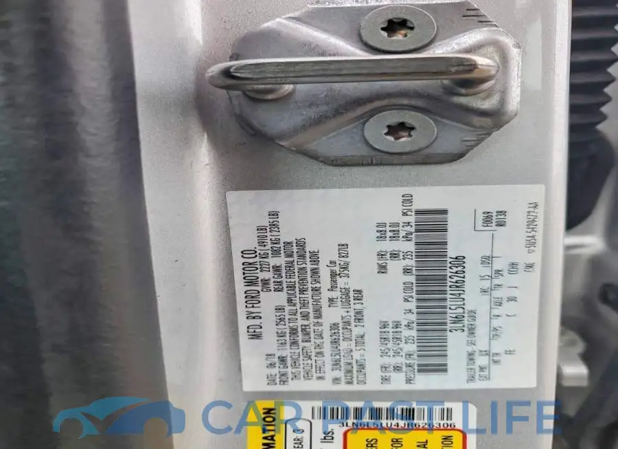 3LN6L5LU4JR626306# 12