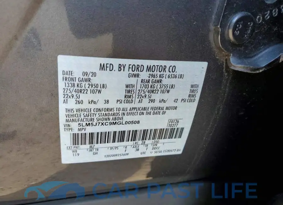 5LM5J7XC9MGL00508# 13