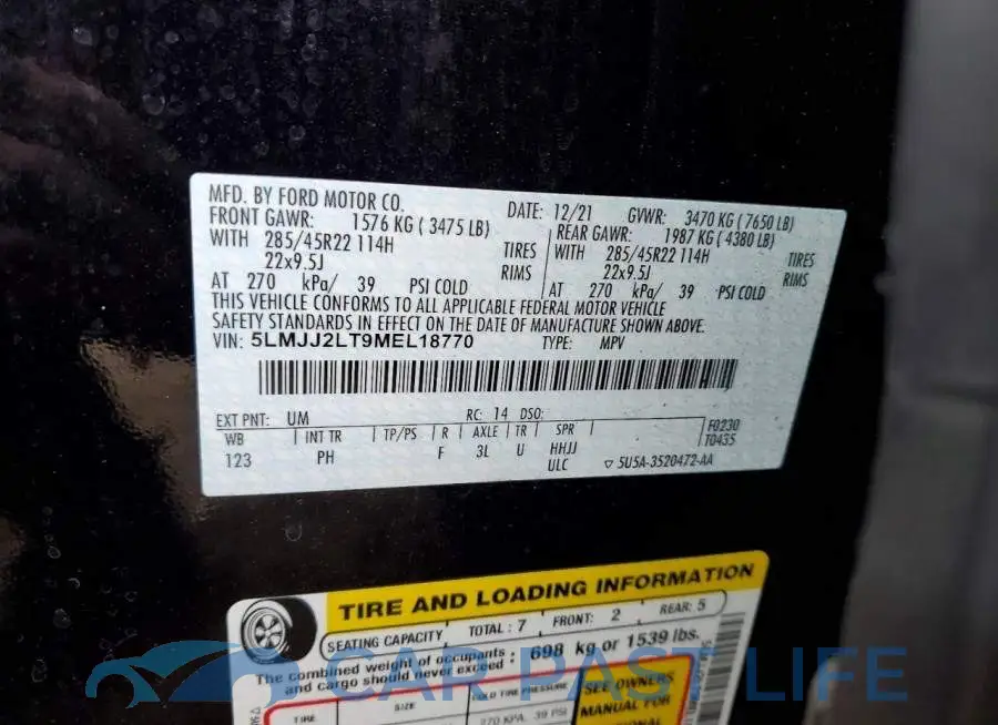 5LMJJ2LT9MEL18770# 14