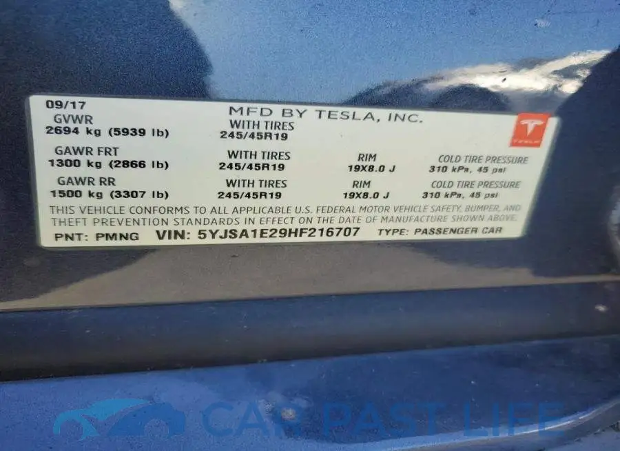 5YJSA1E29HF216707# 12