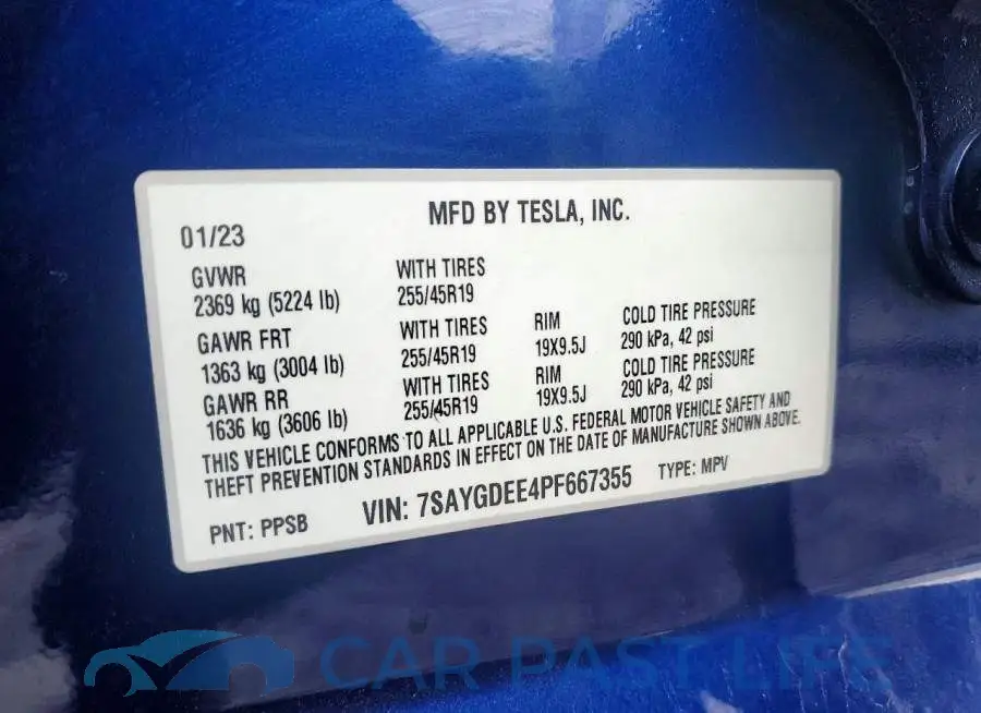 7SAYGDEE4PF667355# 13