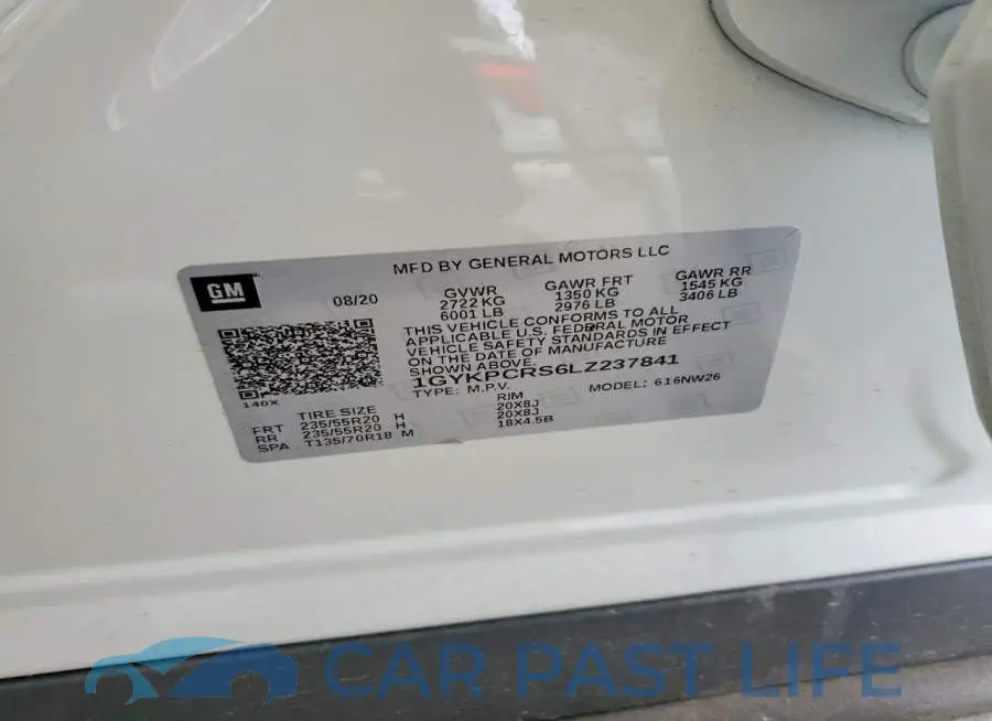 1GYKPCRS6LZ237841# 12