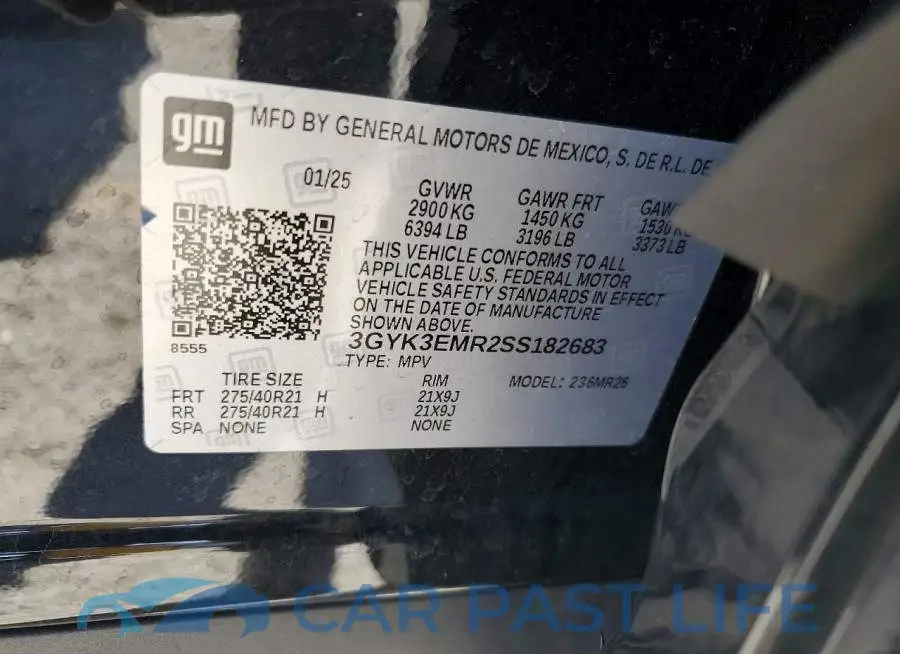 3GYK3EMR2SS182683# 13