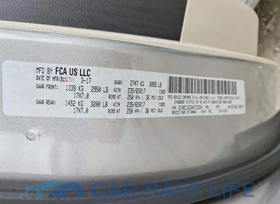 2C4RC1DG3HR722334# 13