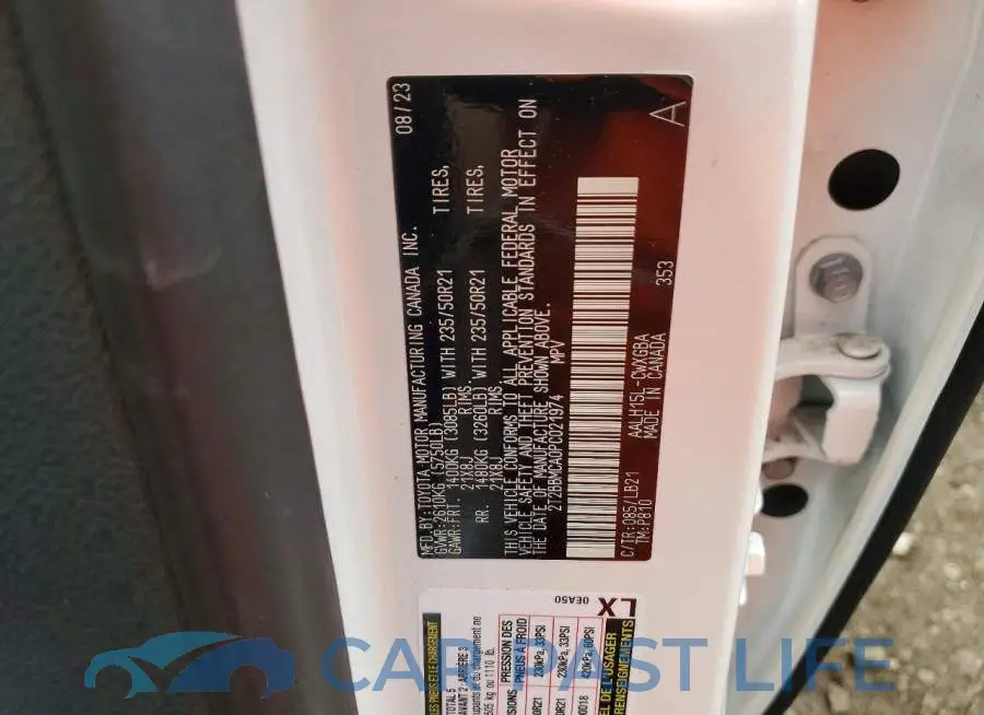 2T2BBMCA0PC021974# 13