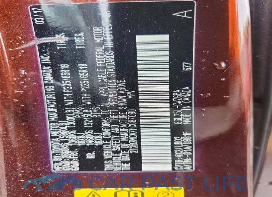 2T2BZMCA7HC087080# 13