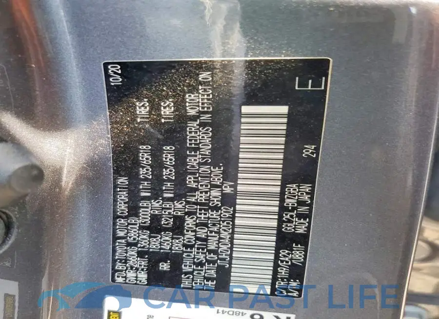 JTJHZMDA4M2051902# 13
