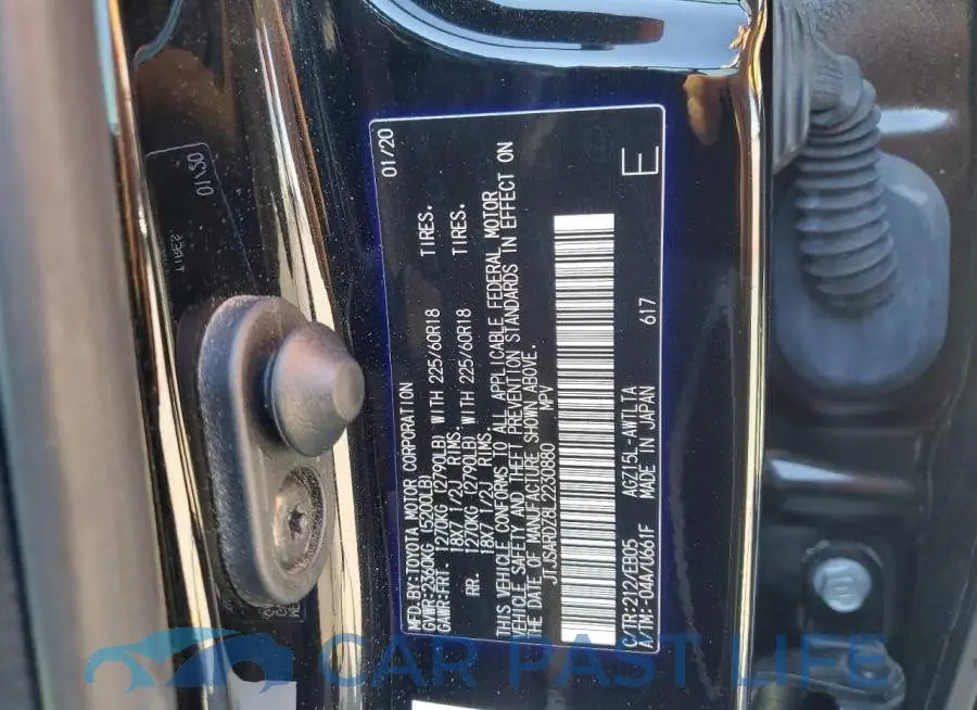 JTJSARDZ8L2230880# 14