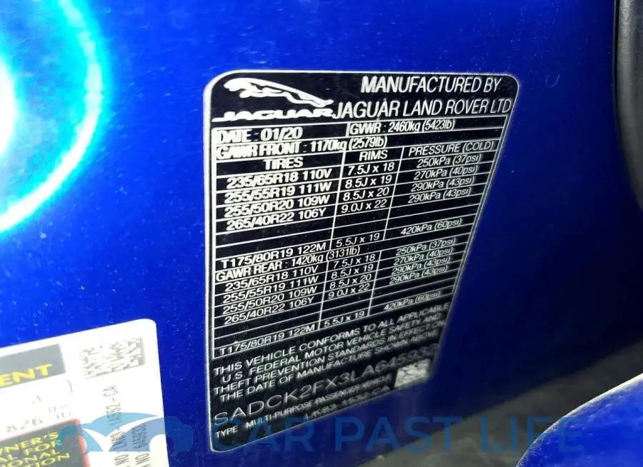 SADCK2FX3LA645932# 13