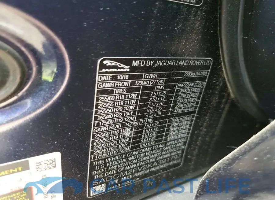 SADCM2FV2KA391797# 12