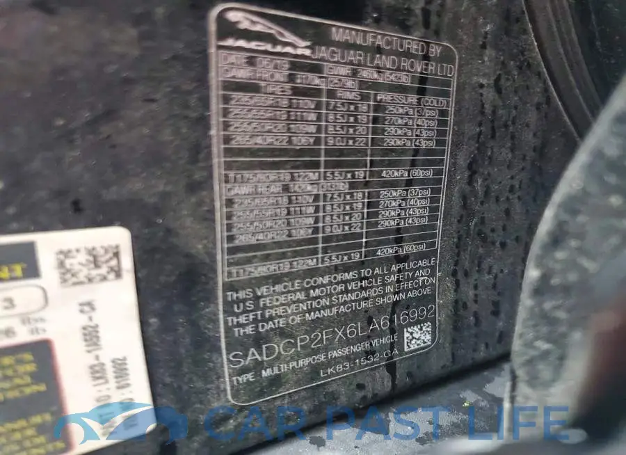 SADCP2FX6LA616992# 13
