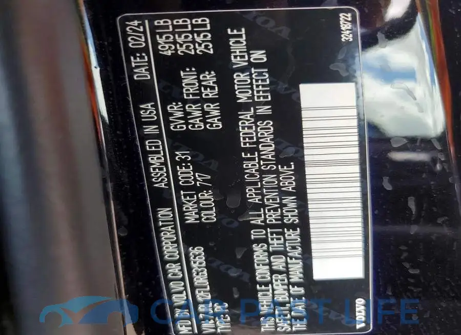 7JRL12FL0RG315636# 12