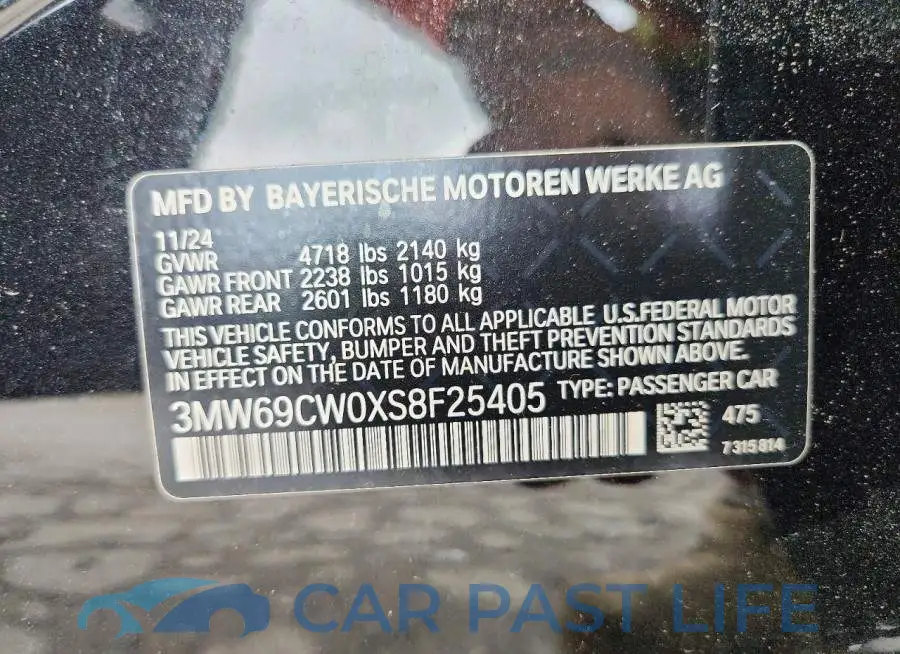 3MW69CW0XS8F25405# 13