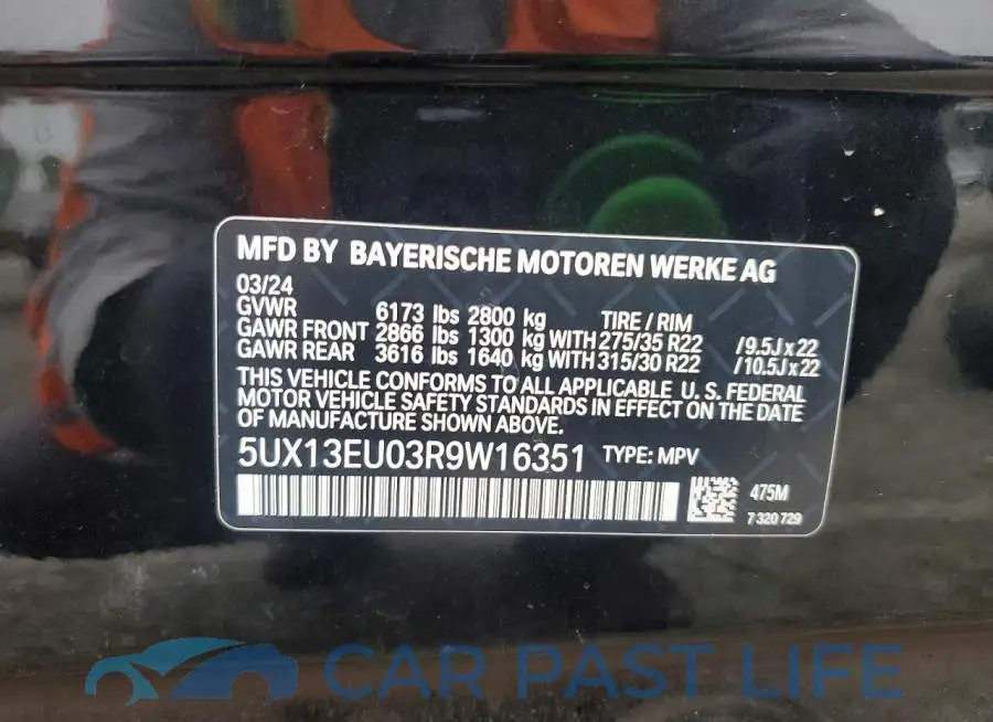 5UX13EU03R9W16351# 14