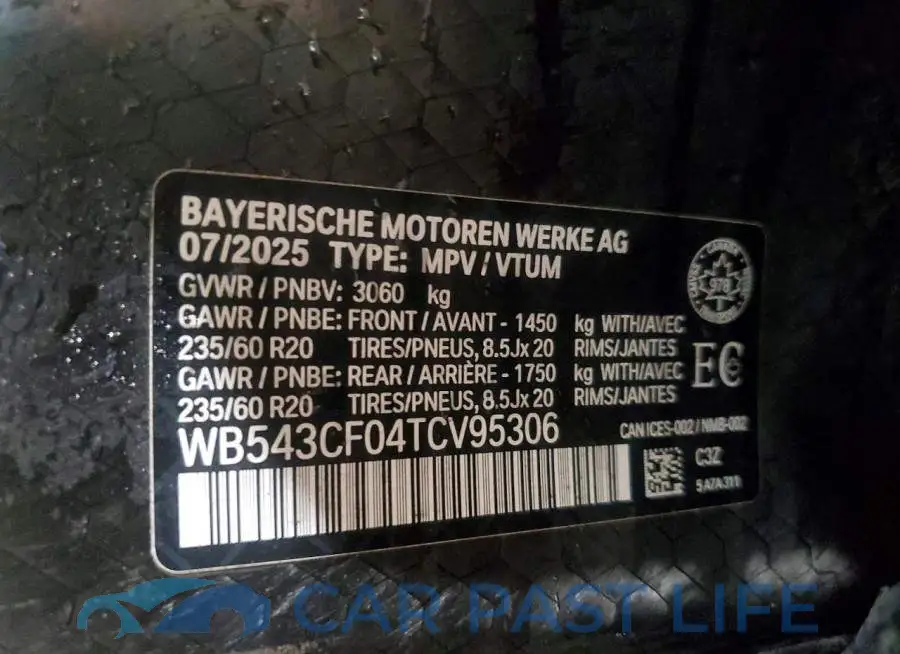 WB543CF04TCV95306# 12