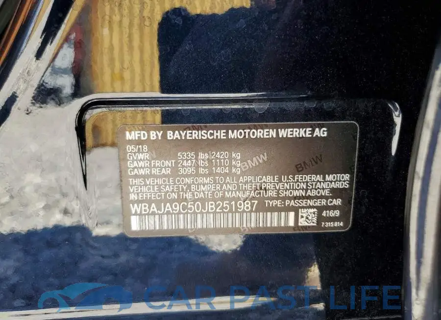 WBAJA9C50JB251987# 13