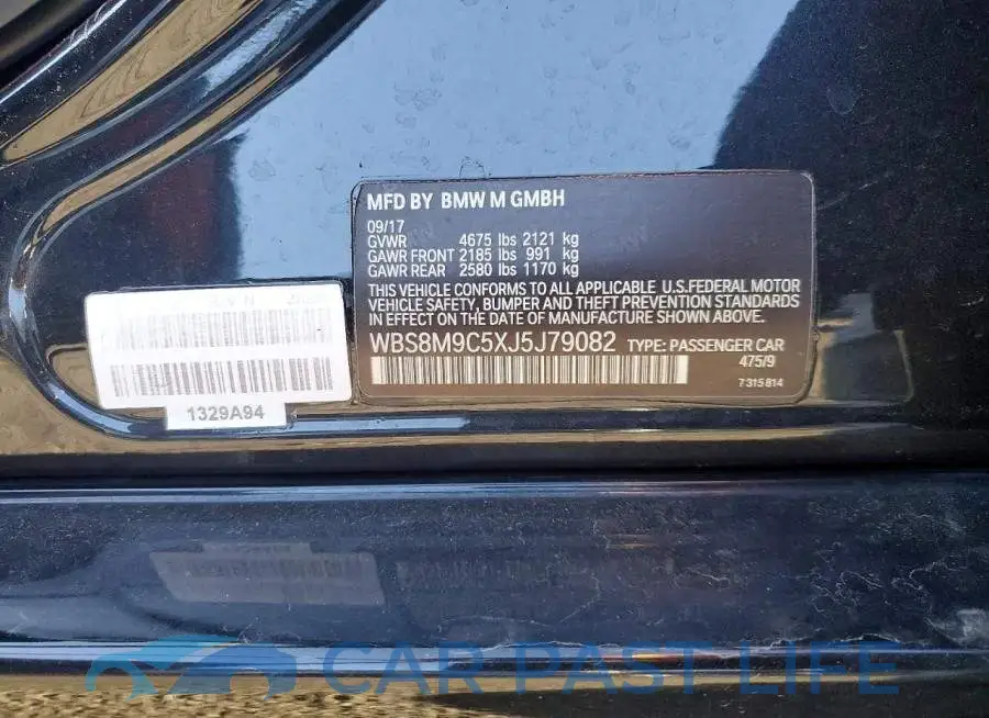 WBS8M9C5XJ5J79082# 13