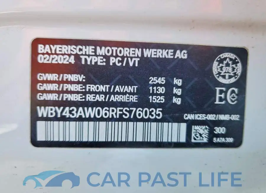 WBY43AW06RFS76035# 12