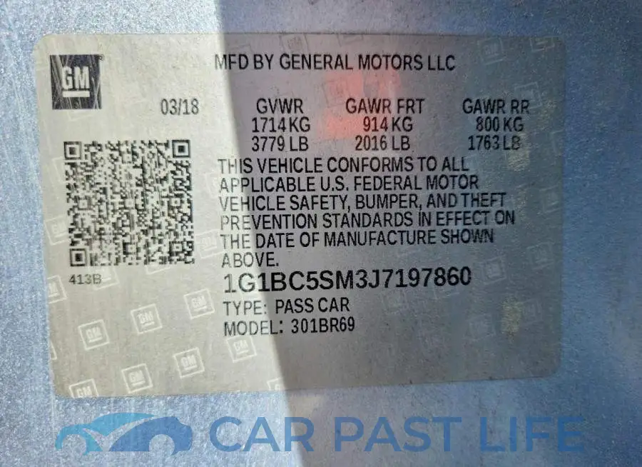 1G1BC5SM3J7197860# 12