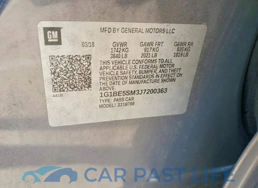 1G1BE5SM3J7200363# 12