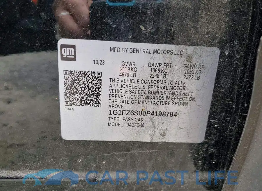 1G1FZ6S00P4198784# 14