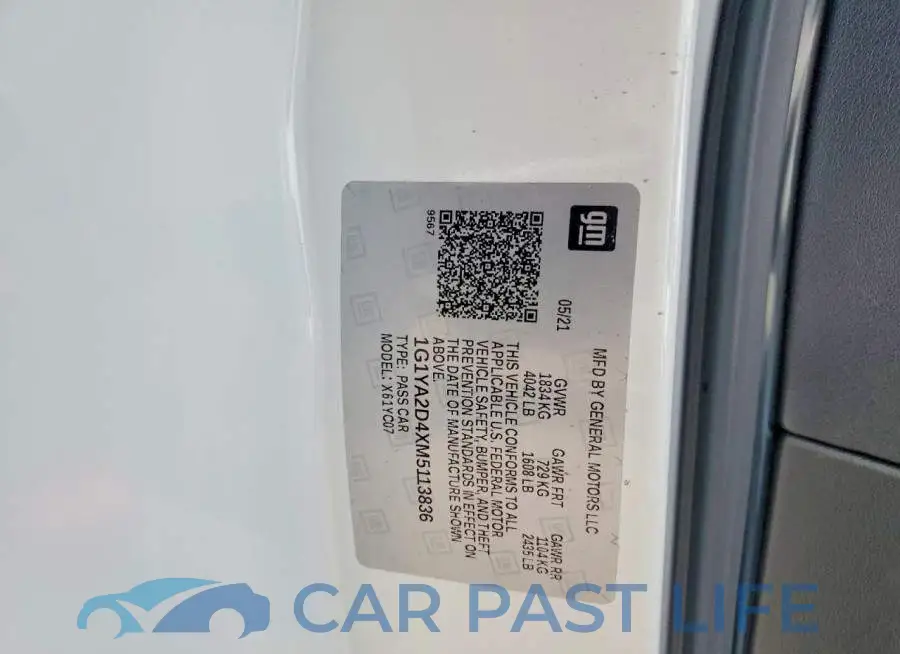 1G1YA2D4XM5113836# 13