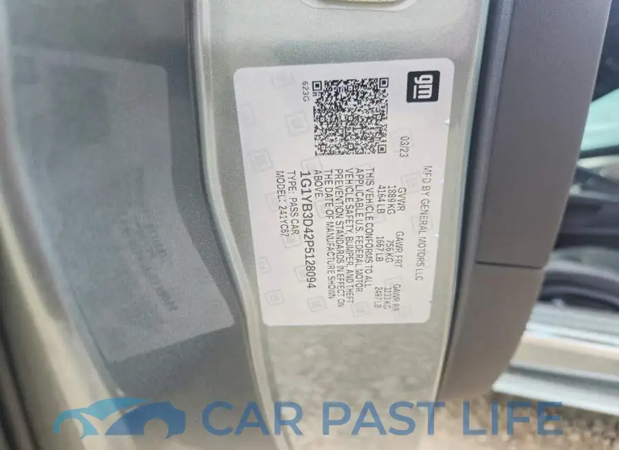 1G1YB3D42P5128094# 12