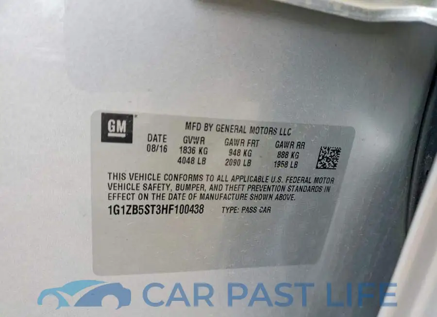 1G1ZB5ST3HF100438# 12