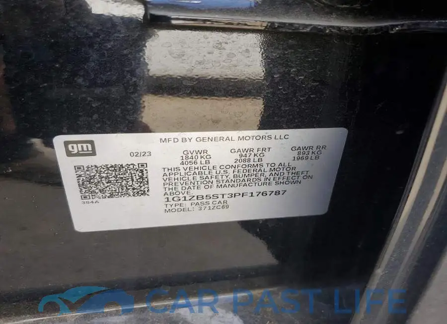 1G1ZB5ST3PF176787# 12