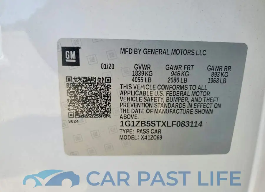 1G1ZB5STXLF083114# 12
