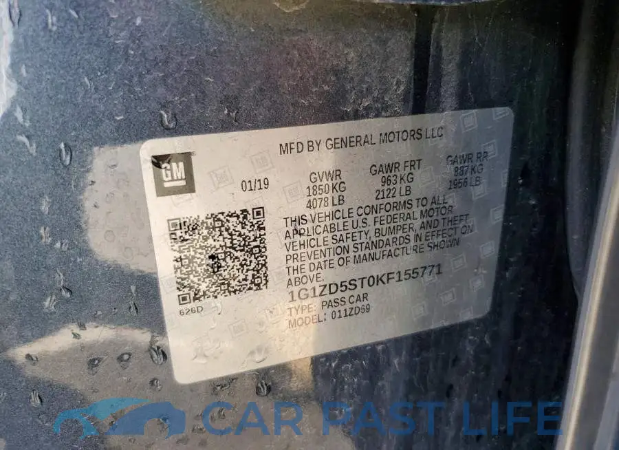 1G1ZD5ST0KF155771# 12