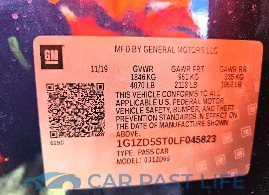 1G1ZD5ST0LF045823# 12