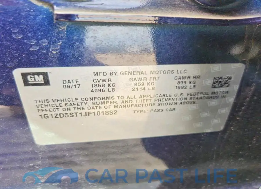 1G1ZD5ST1JF101832# 13