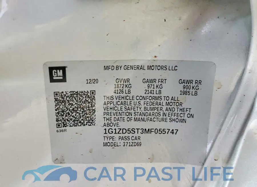 1G1ZD5ST3MF055747# 12