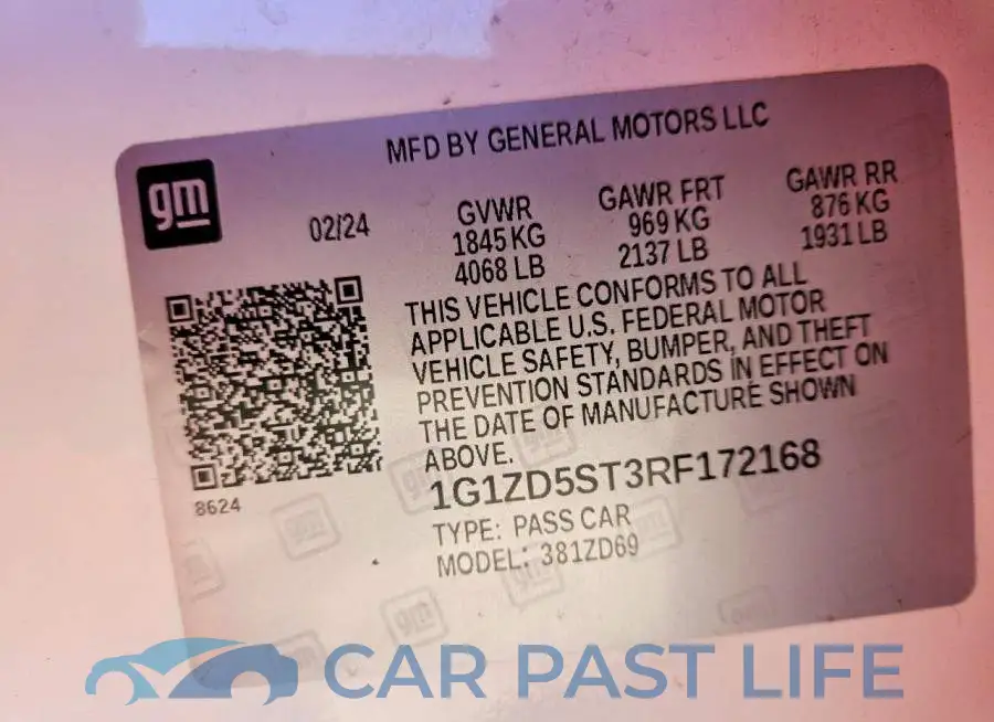 1G1ZD5ST3RF172168# 13