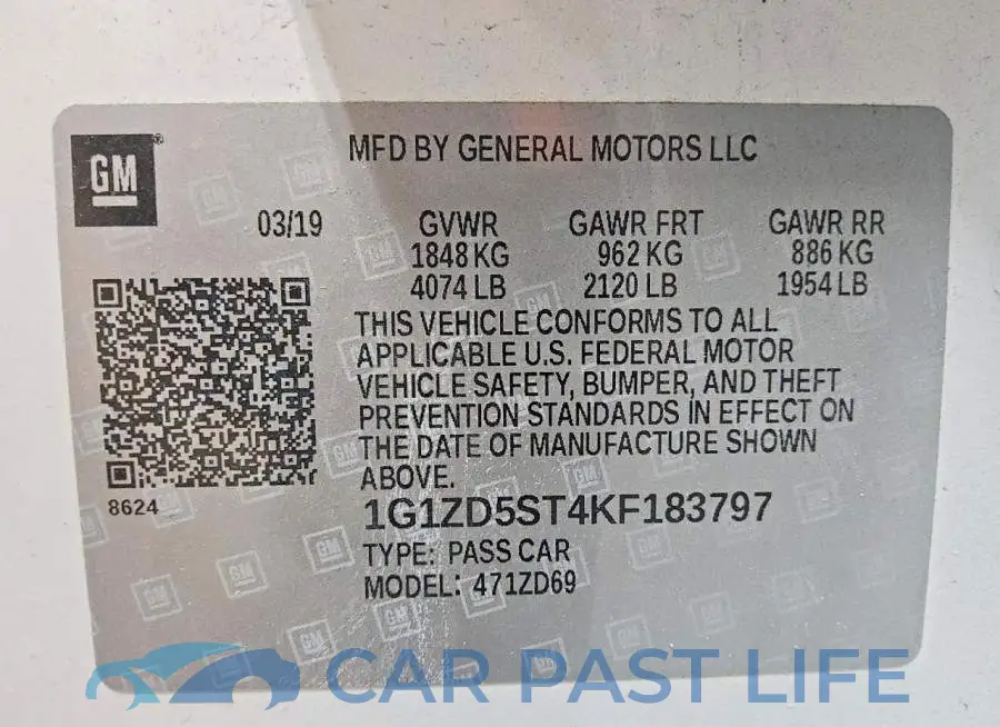 1G1ZD5ST4KF183797# 12